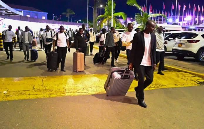 Kenyan candidates departing for placements abroad